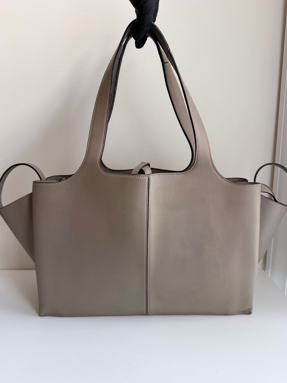 Authentic Celine Trifold Calfskin leather Tote Bag